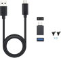 Tooq Caja Externa M.2 NVMe TQE-2280B USB 3.1 Gen2 Negro